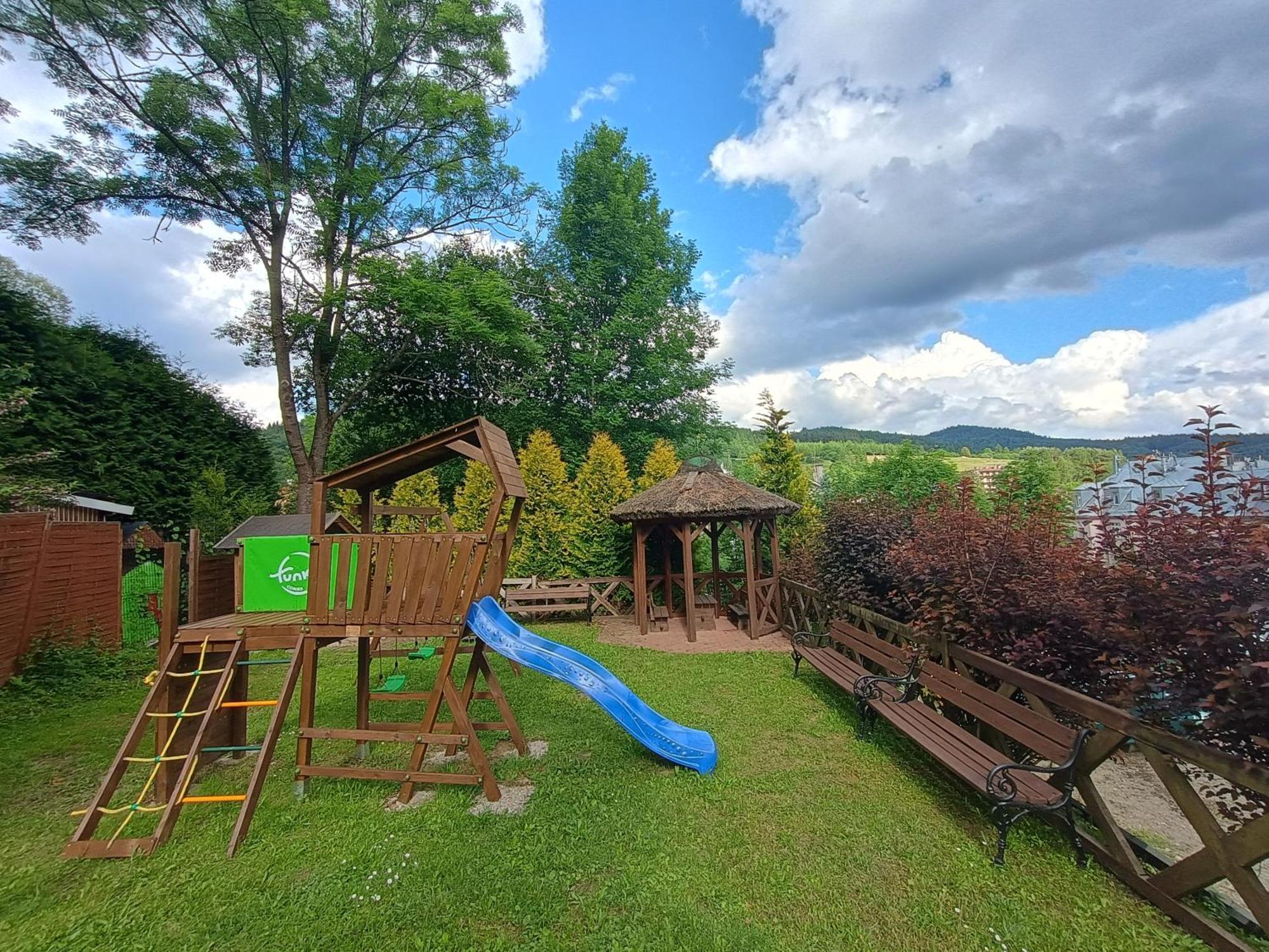 Wysoka Noclegi Ze Sniadaniem Krynica Zdroj Bagian luar foto